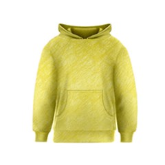 Yellow Pattern Kids  Pullover Hoodie