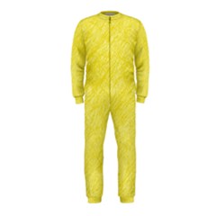 Yellow Pattern Onepiece Jumpsuit (kids)