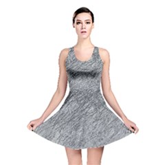 Gray Pattern Reversible Skater Dress