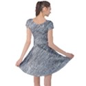 Gray pattern Cap Sleeve Dresses View2