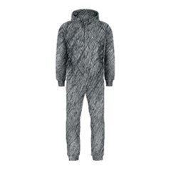 Gray Pattern Hooded Jumpsuit (kids)