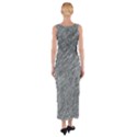 Gray pattern Fitted Maxi Dress View2