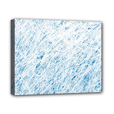 Blue Pattern Canvas 10  X 8 