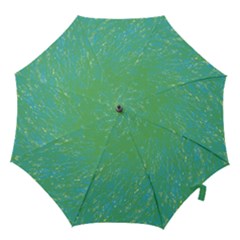 Green Pattern Hook Handle Umbrellas (large)