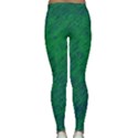 Deep green pattern Yoga Leggings  View2