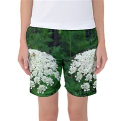 Beetle And Flower Women s Basketball Shorts