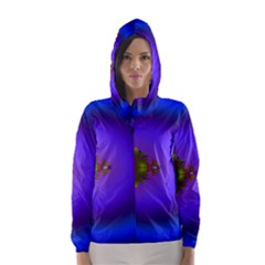 Into The Blue Fractal Hooded Wind Breaker (women)