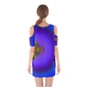 Into The Blue Fractal Cutout Shoulder Dress View2