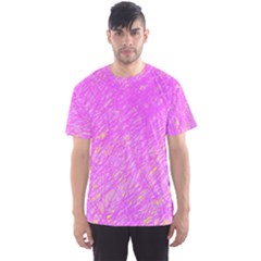 Pink Pattern Men s Sport Mesh Tee