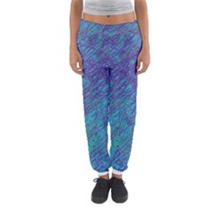 Blue Pattern Women s Jogger Sweatpants by Valentinaart