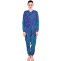 Blue pattern OnePiece Jumpsuit (Ladies)  View1