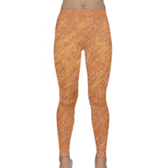 Orange Pattern Yoga Leggings 