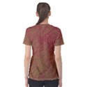 Brown pattern Women s Sport Mesh Tee View2