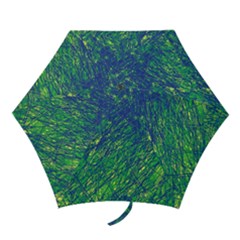 Green Pattern Mini Folding Umbrellas