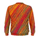 Orange Van Gogh pattern Men s Sweatshirt View2