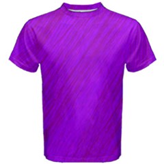 Purple Pattern Men s Cotton Tee by Valentinaart