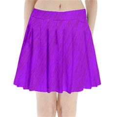 Purple Pattern Pleated Mini Mesh Skirt by Valentinaart