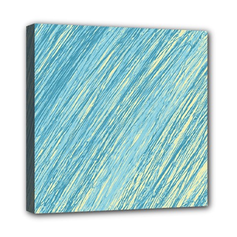 Light Blue Pattern Mini Canvas 8  X 8 