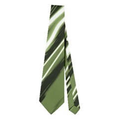 Green Decorative Pattern Neckties (two Side)  by Valentinaart