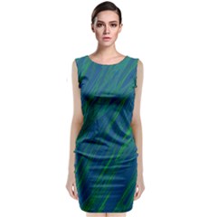 Green Pattern Classic Sleeveless Midi Dress by Valentinaart