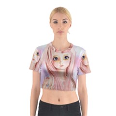 Ballet The Pink Lover By Rosie Lee D37y3jq Cotton Crop Top by chastityrose1