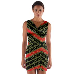 Art Digital (17)gfhhkhfdddddgnnyyr Wrap Front Bodycon Dress by MRTACPANS