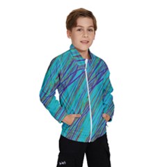 Blue Pattern Wind Breaker (kids) by Valentinaart