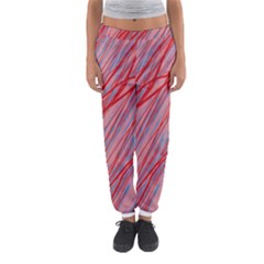 Pink And Red Decorative Pattern Women s Jogger Sweatpants