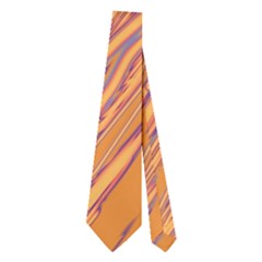 Orange Pattern Neckties (two Side)  by Valentinaart