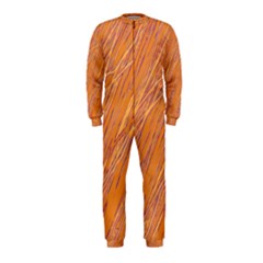 Orange Pattern Onepiece Jumpsuit (kids)