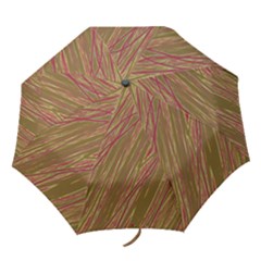 Brown Elegant Pattern Folding Umbrellas