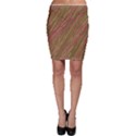 Brown elegant pattern Bodycon Skirt View1