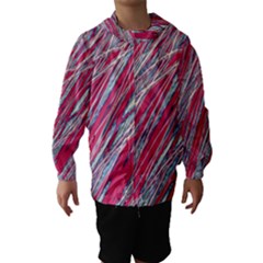 Purple Decorative Pattern Hooded Wind Breaker (kids)