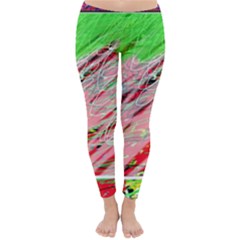 Colorful Pattern Winter Leggings 