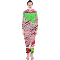 Colorful Pattern Hooded Jumpsuit (ladies) 