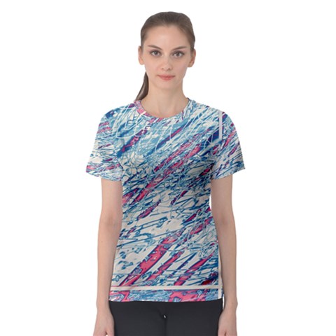 Colorful Pattern Women s Sport Mesh Tee by Valentinaart