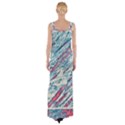 Colorful pattern Maxi Thigh Split Dress View2