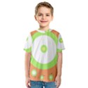 Green and orange design Kid s Sport Mesh Tee View1