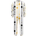 Yellow, black and white pattern OnePiece Jumpsuit (Men)  View1