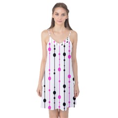 Magenta, black and white pattern Camis Nightgown