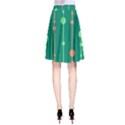 Green pattern A-Line Skirt View2