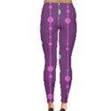 Purple and green pattern Leggings  View2