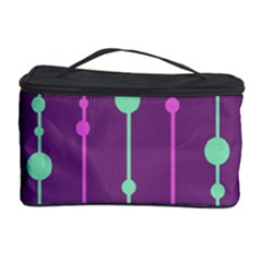 Purple and green pattern Cosmetic Storage Case