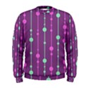 Purple and green pattern Men s Sweatshirt View1