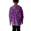 Purple and green pattern Hooded Wind Breaker (Kids) View2