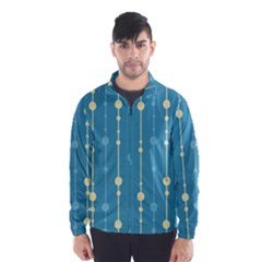 Blue Pattern Wind Breaker (men) by Valentinaart