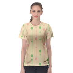 Pastel Pattern Women s Sport Mesh Tee