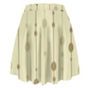 Brown pattern High Waist Skirt View2