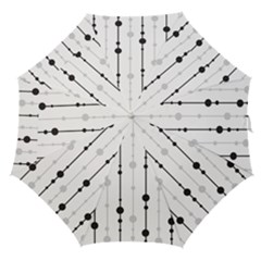 Black And White Elegant Pattern Straight Umbrellas