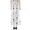 Black and white elegant pattern Maxi Skirts View2